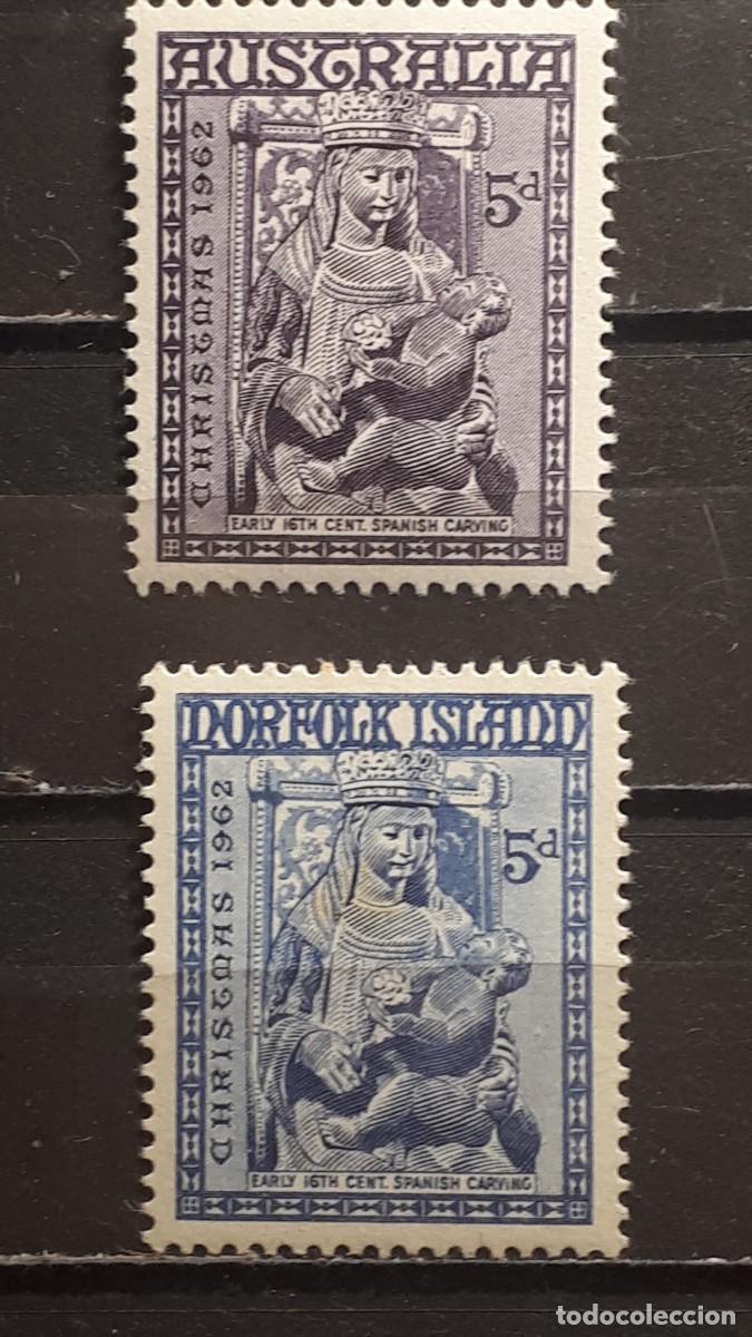 Sellos: NAVIDAD. AUSTRALIA. A&Ntilde;O 1962. **. YVERT 281 - Foto 1