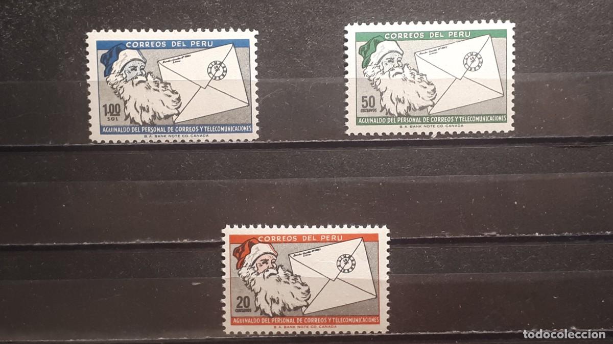 Sellos: NAVIDAD. PER&Uacute;. A&Ntilde;O 1965. **. YVERT 469/71 - Foto 1