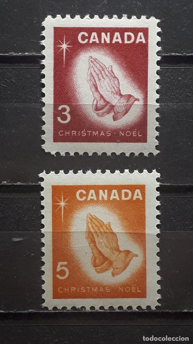 Sellos: NAVIDAD. CANAD&Aacute; . A&Ntilde;O 1966. **. YVERT 375/6 - Foto 1