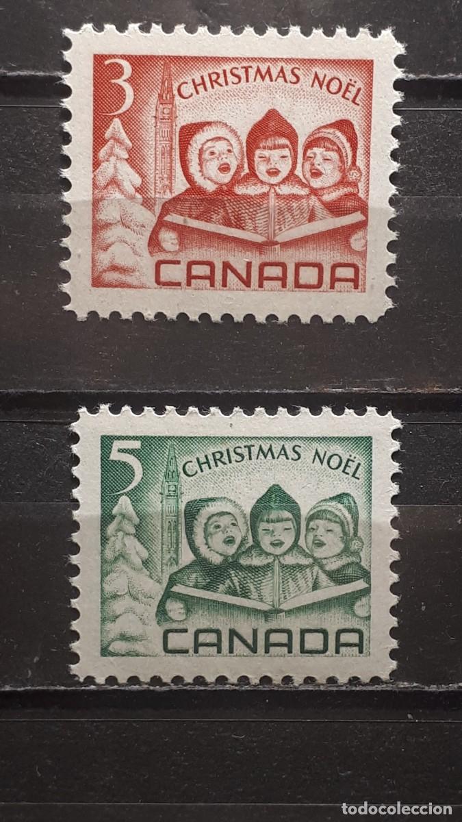 Sellos: NAVIDAD. CANAD&Aacute; . A&Ntilde;O 1967. **. YVERT 397/8 - Foto 1
