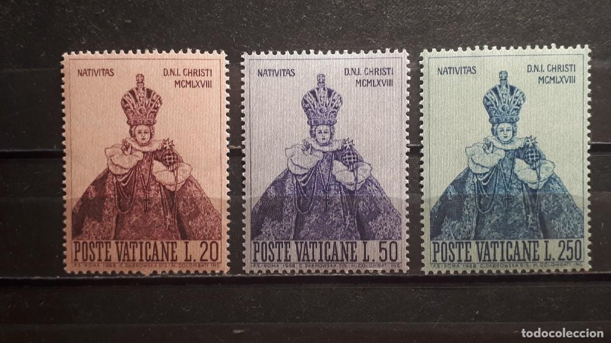 Sellos: NAVIDAD. VATICANO. 1968. **. YVERT 482/4 - Foto 1