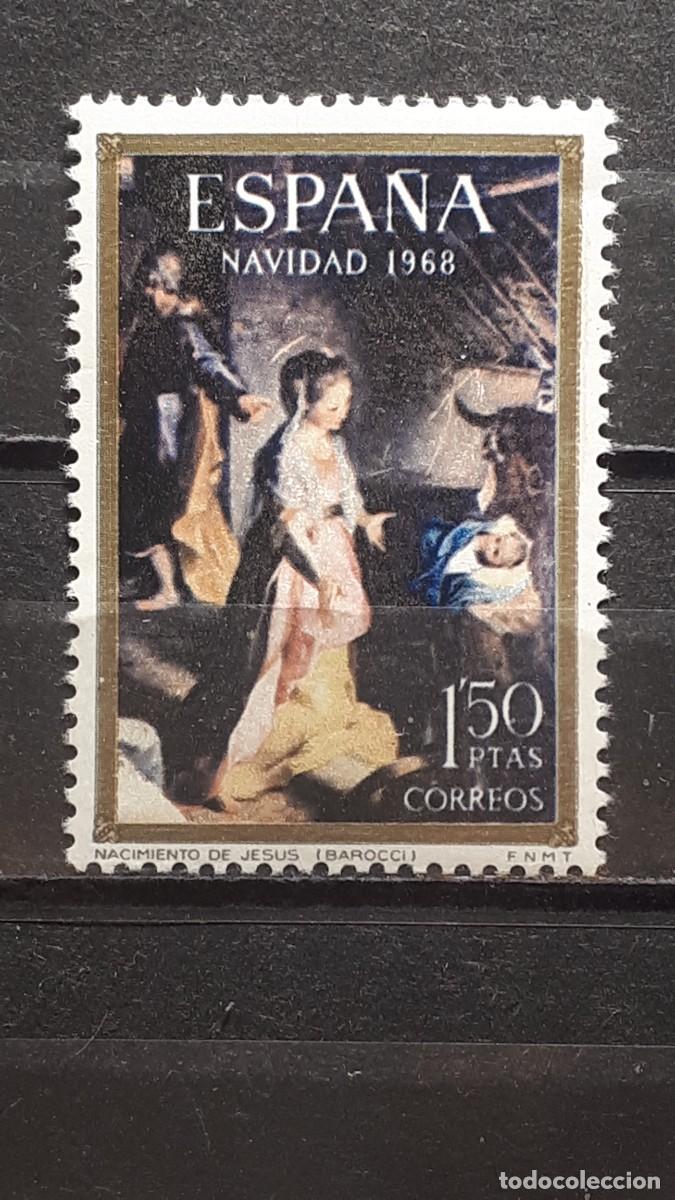 Sellos: NAVIDAD. ESPA&Ntilde;A. 1968. **. YVERT 1554 - Foto 1