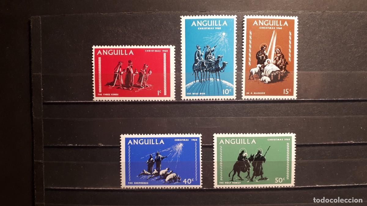 Sellos: NAVIDAD. ANGUILLA . 1968. **. YVERT 28/32 - Foto 1