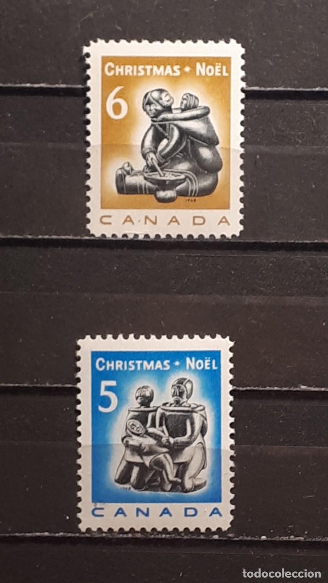 Sellos: NAVIDAD. CANAD&Aacute; . 1968. **. YVERT 409/10 - Foto 1