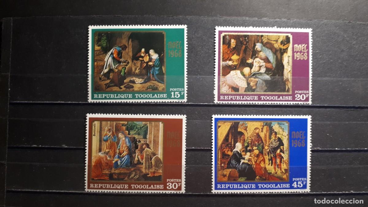 Sellos: NAVIDAD. TOGO. 1968. **. YVERT 593/6 - Foto 1