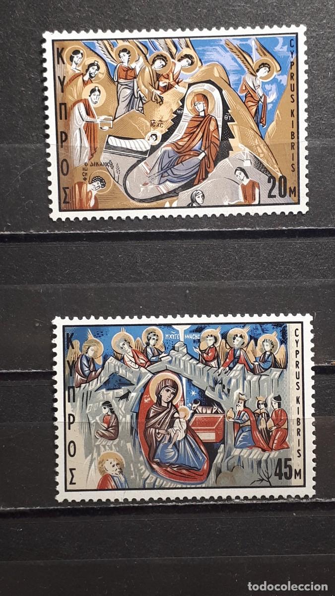 Sellos: NAVIDAD. CHIPRE. 1969. **. YVERT 320/1 - Foto 1