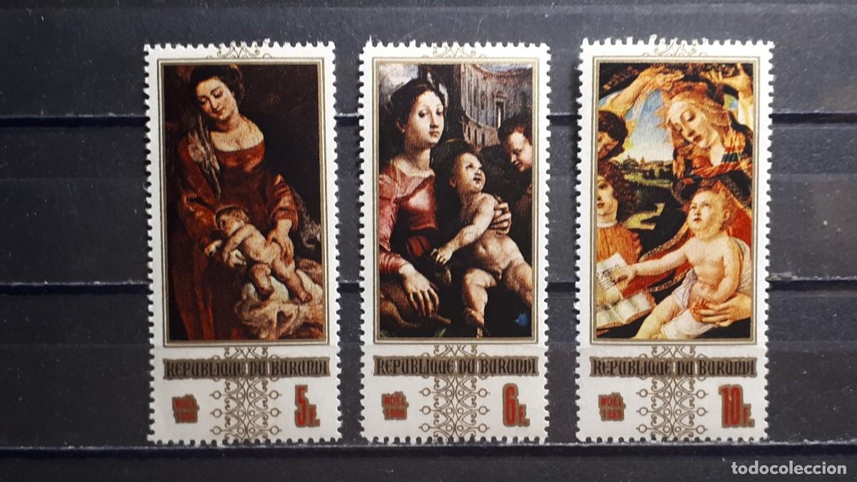 Sellos: NAVIDAD. BURUNDI. 1969. **. YVERT 342/4 - Foto 1