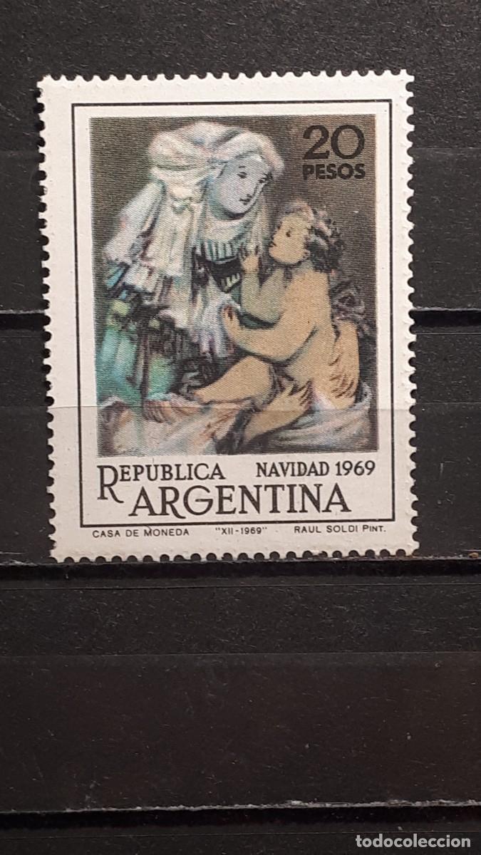Sellos: NAVIDAD. ARGENTINA. 1969. **. YVERT 861 - Foto 1