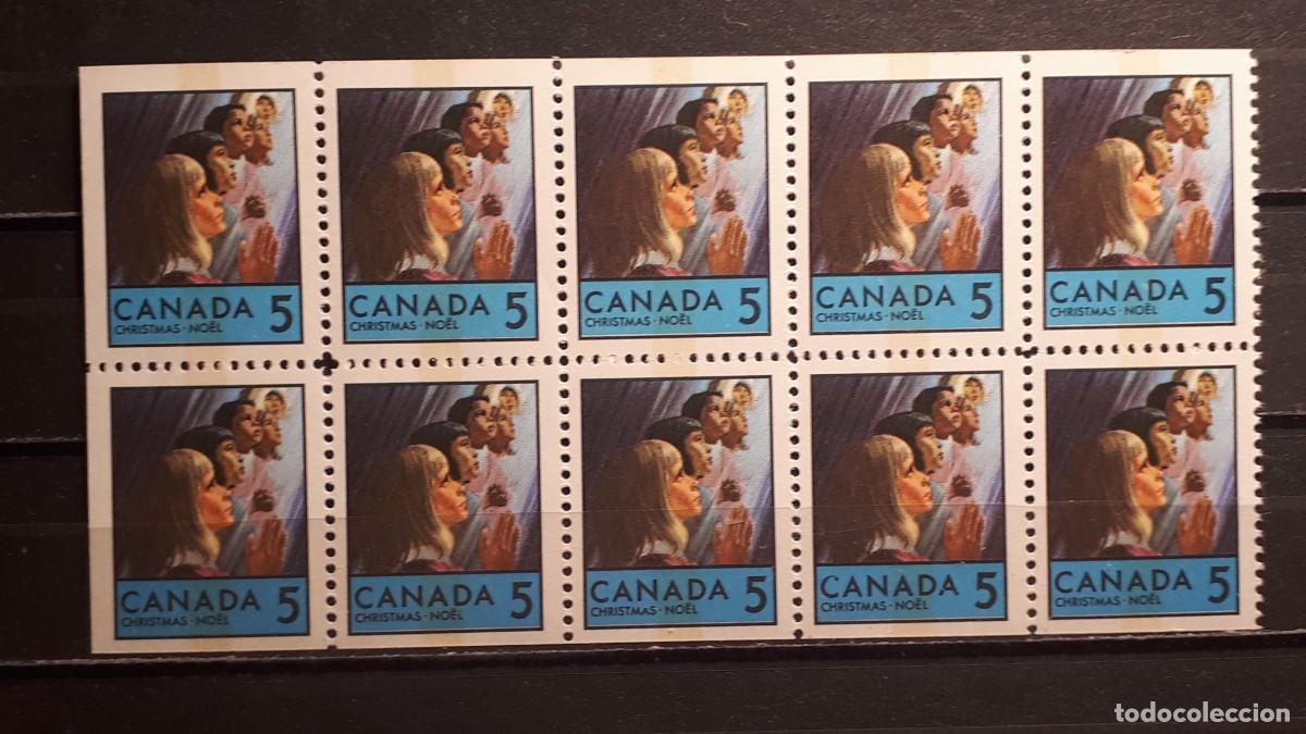 Sellos: NAVIDAD. CANAD&Aacute; . 1969. **. YVERT carnet 417b - Foto 1