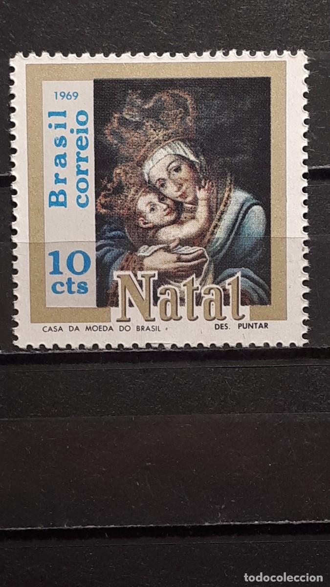 Sellos: NAVIDAD. BRASIL. 1969. **. YVERT 915 - Foto 1