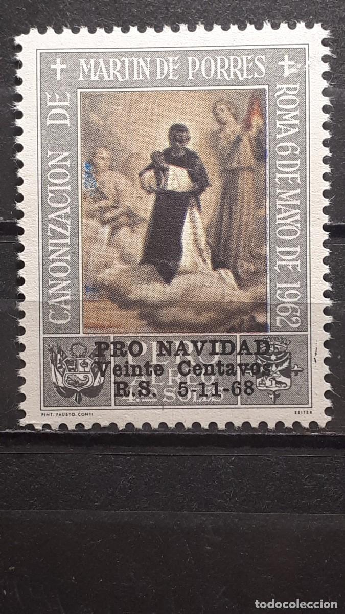 Sellos: NAVIDAD. PER&Uacute; . 1968. **. YVERT 495a - Foto 1