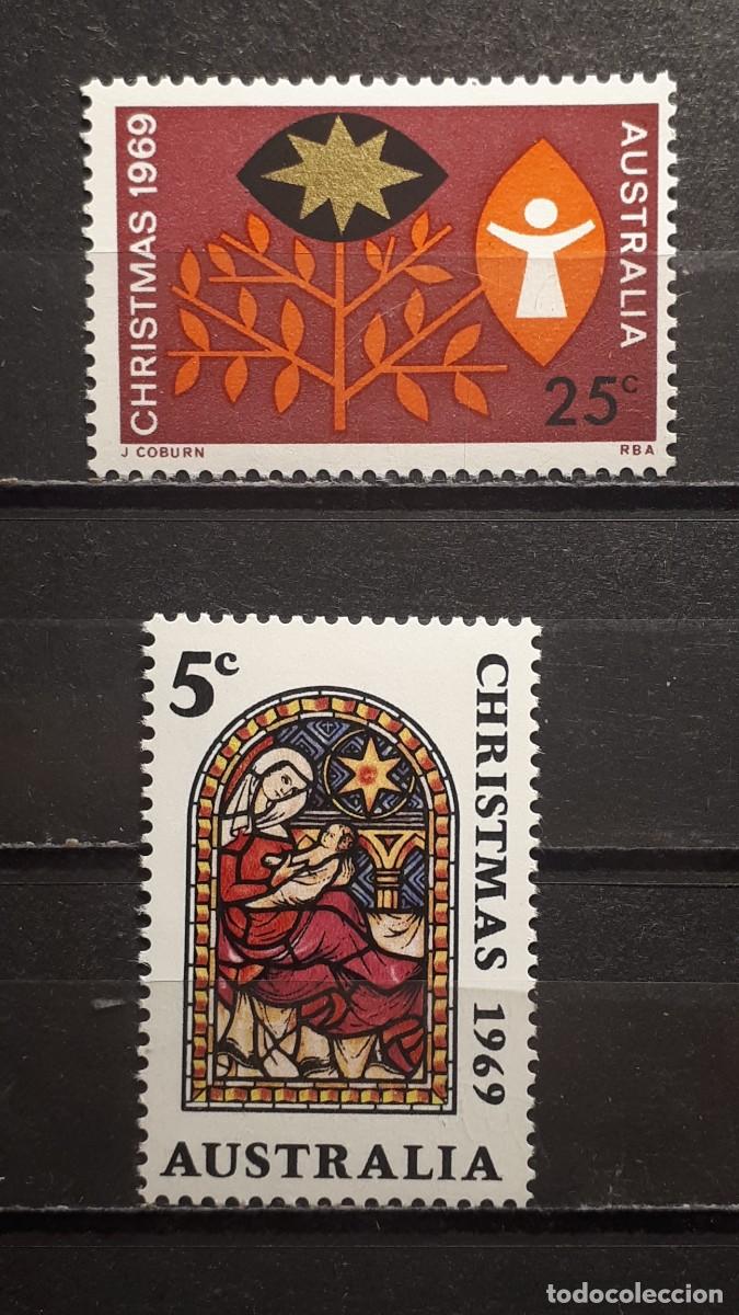 Sellos: NAVIDAD. AUSTRALIA. 1969. **. YVERT 392/3 - Foto 1