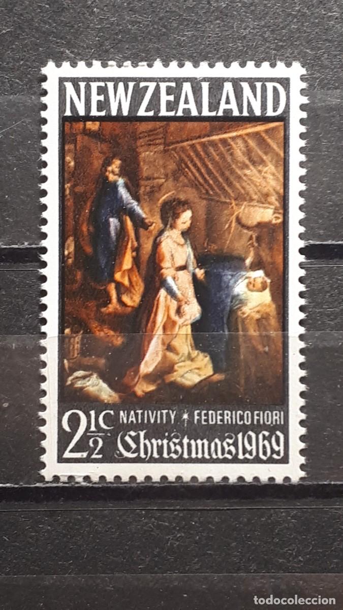 Sellos: NAVIDAD. NUEVA ZELANDA. 1969. **. YVERT 499 - Foto 1