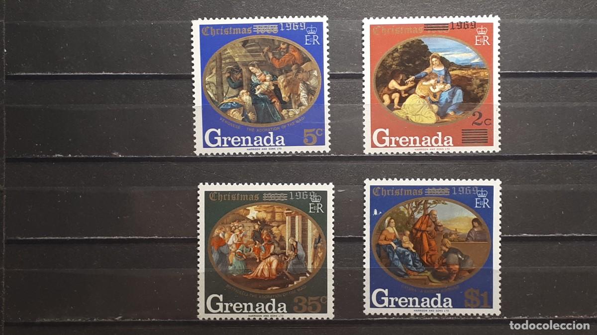 Sellos: NAVIDAD. GRENADA . A&Ntilde;O 1969. **. YVERT 323/6 - Foto 1