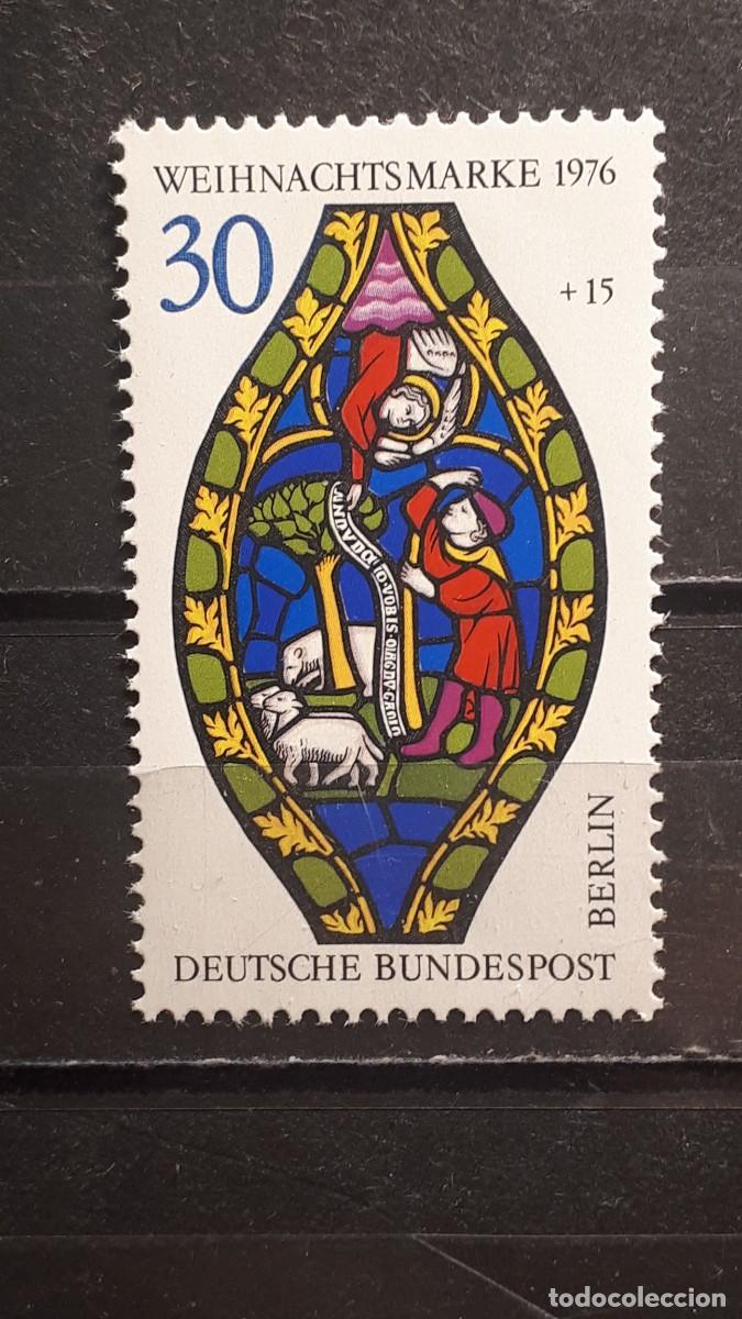 Sellos: NAVIDAD. BERLIN. A&Ntilde;O 1976. **. YVERT 495 - Foto 1