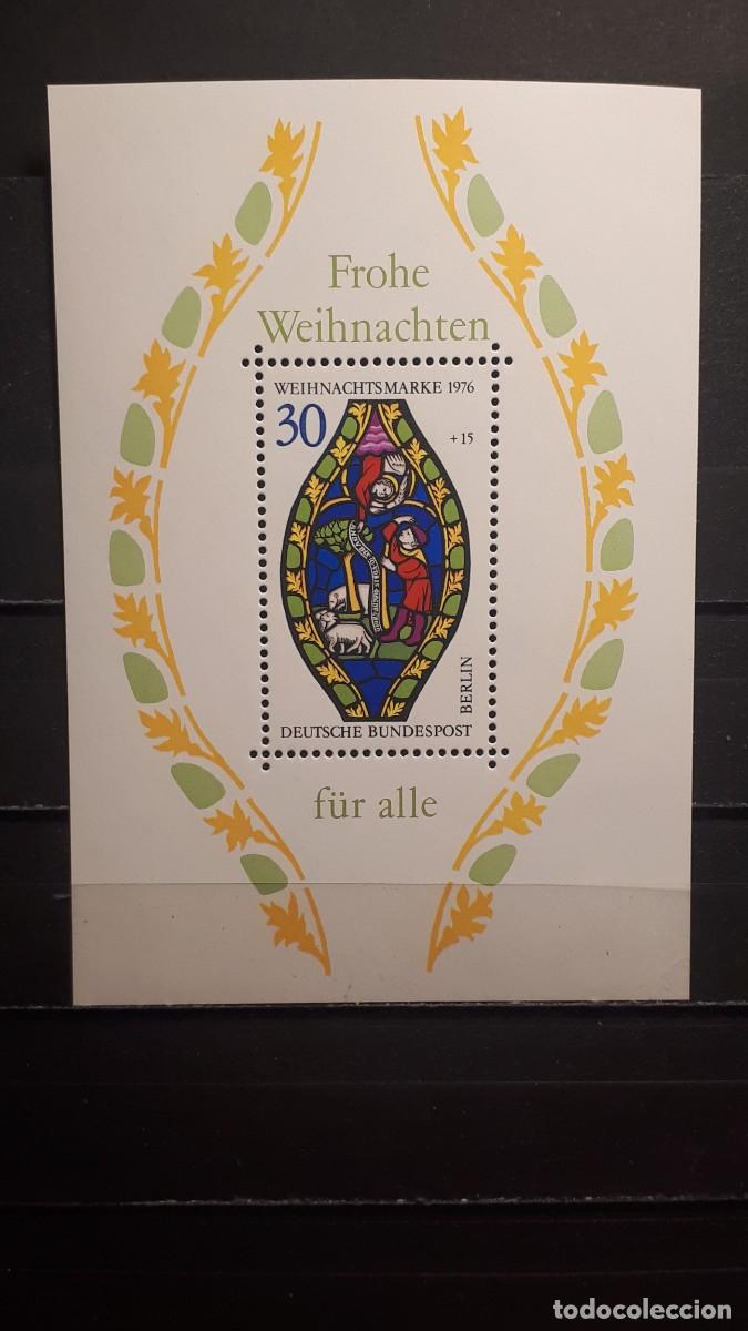 Sellos: NAVIDAD. BERL&Iacute;N . A&Ntilde;O 1976. **. YVERT H.B. 5 - Foto 1