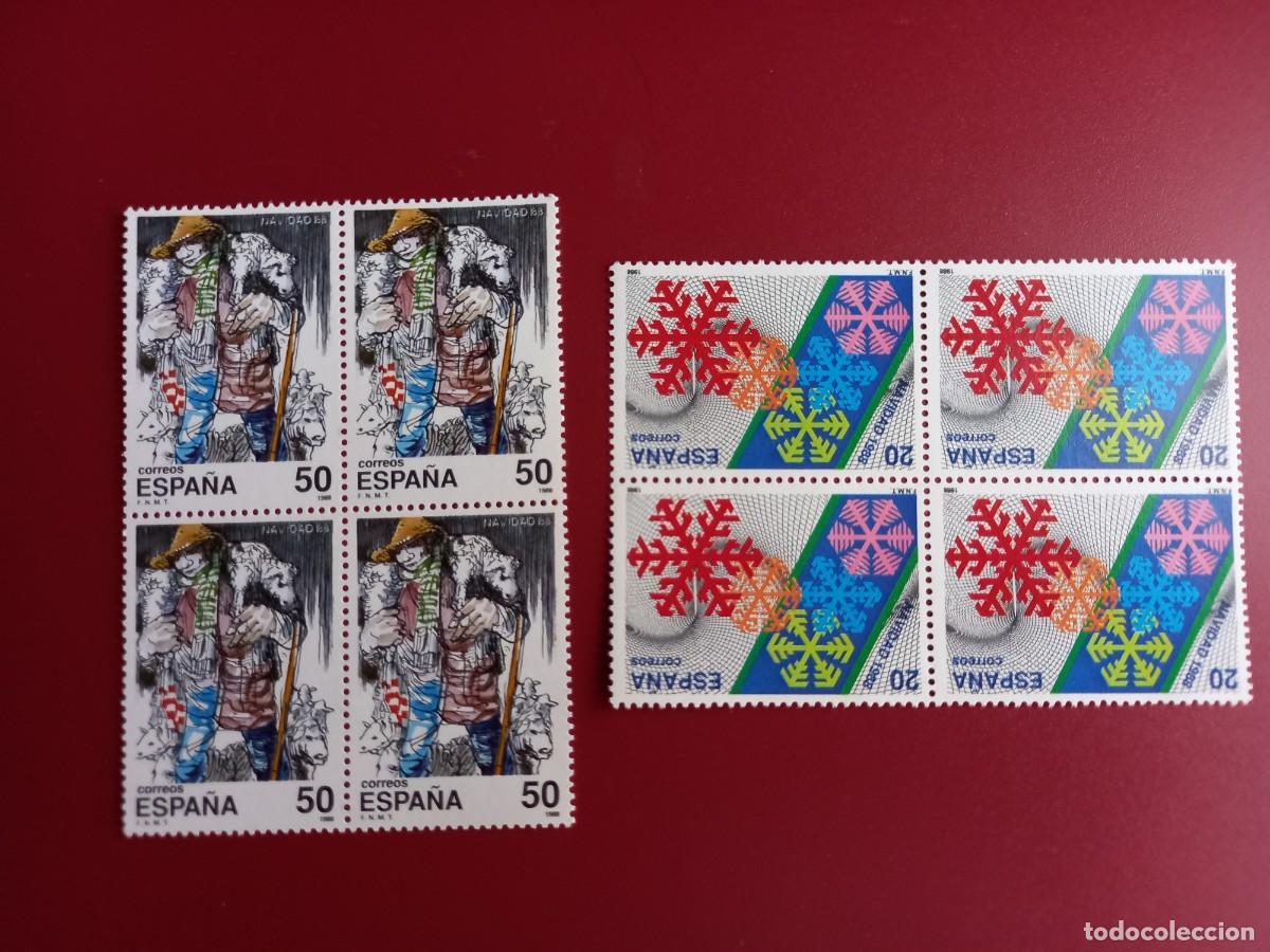 Sellos: 1988. Navidad, en bloque de 4 - Foto 1