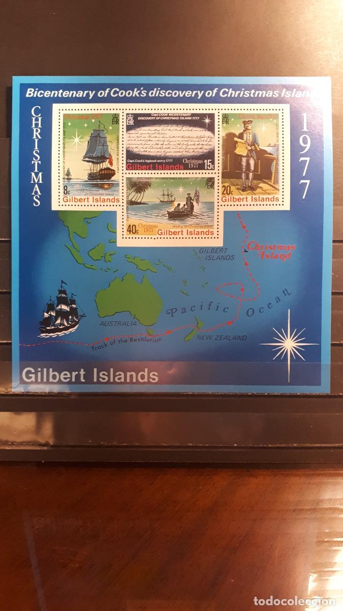 Sellos: NAVIDAD. ISLAS GILBERT. A&Ntilde;O 1977. **. YVERT H.B. 2 - Foto 1