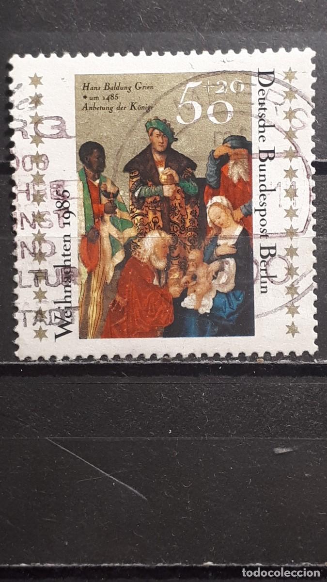 Sellos: NAVIDAD. BERL&Iacute;N. &deg;. A&Ntilde;O 1985. YVERT 709 - Foto 1