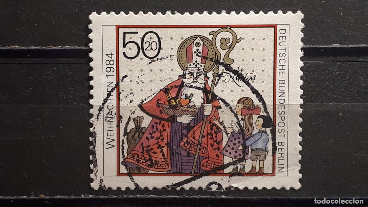 Sellos: NAVIDAD. BERLIN. A&Ntilde;O 1984. &deg;. YVERT 690 - Foto 1