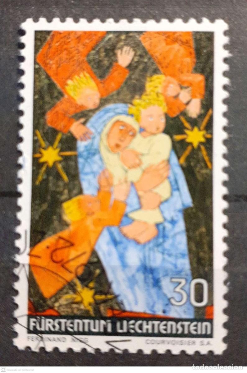 Sellos: LIECHTENSTEIN n&ordm; 516&ordm; Navidad 1972 - Foto 1