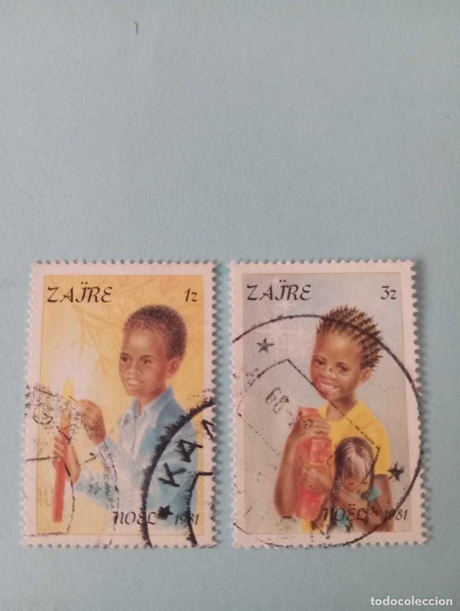 Sellos: ZAIRE 1981, NAVIDAD, NI&Ntilde;OS - Foto 1