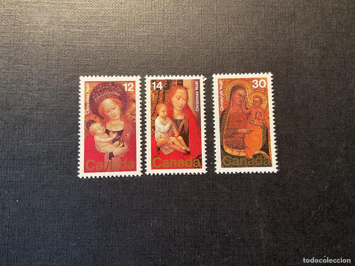 Sellos: CANADA N&ordm; YVERT 682/4*** A&Ntilde;O 1978. NAVIDAD - Foto 1
