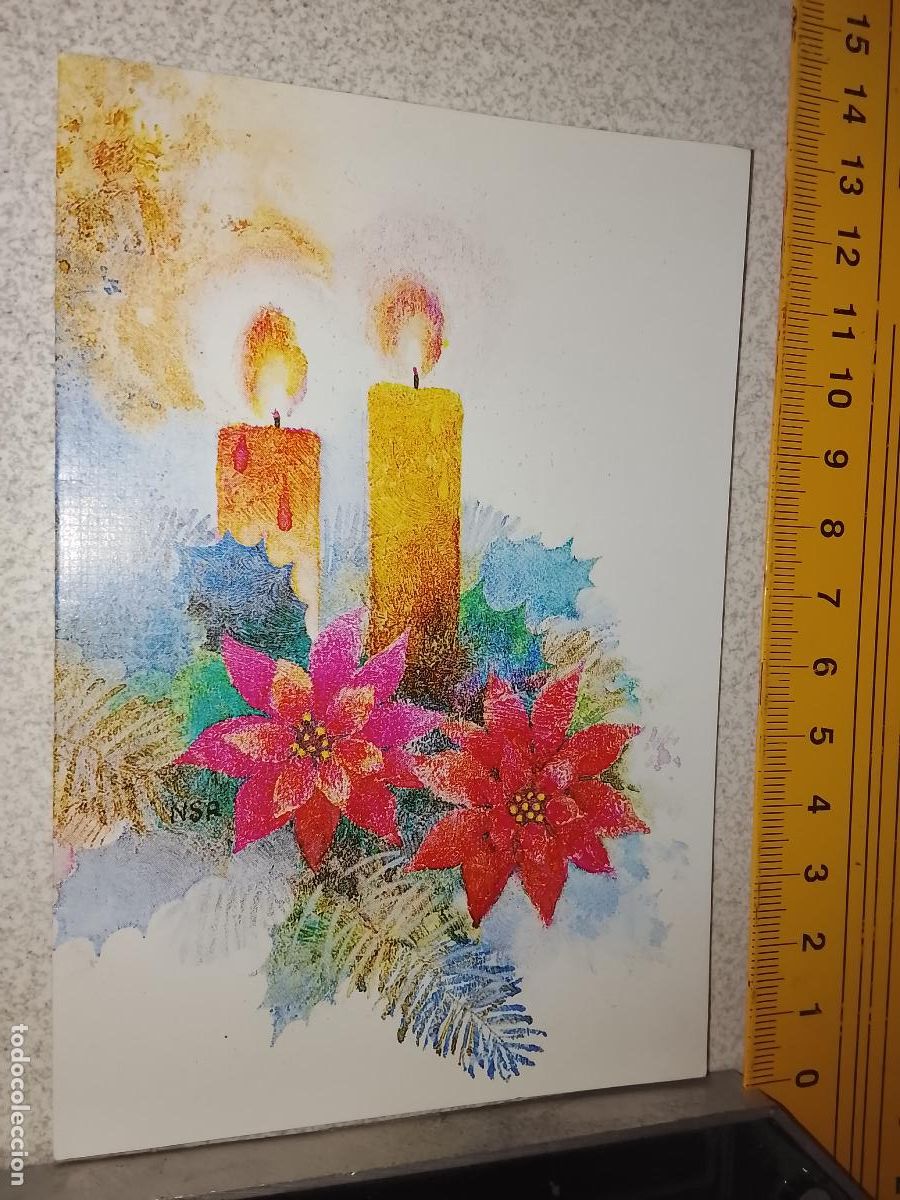 Timbres: ANTIGUA FELICITACION POSTAL / NAVIDADE&Ntilde;A POSTALES NAVIDAD &Oacute; CHRISTMAS PORTAL DE BELEN NACIMIENTO