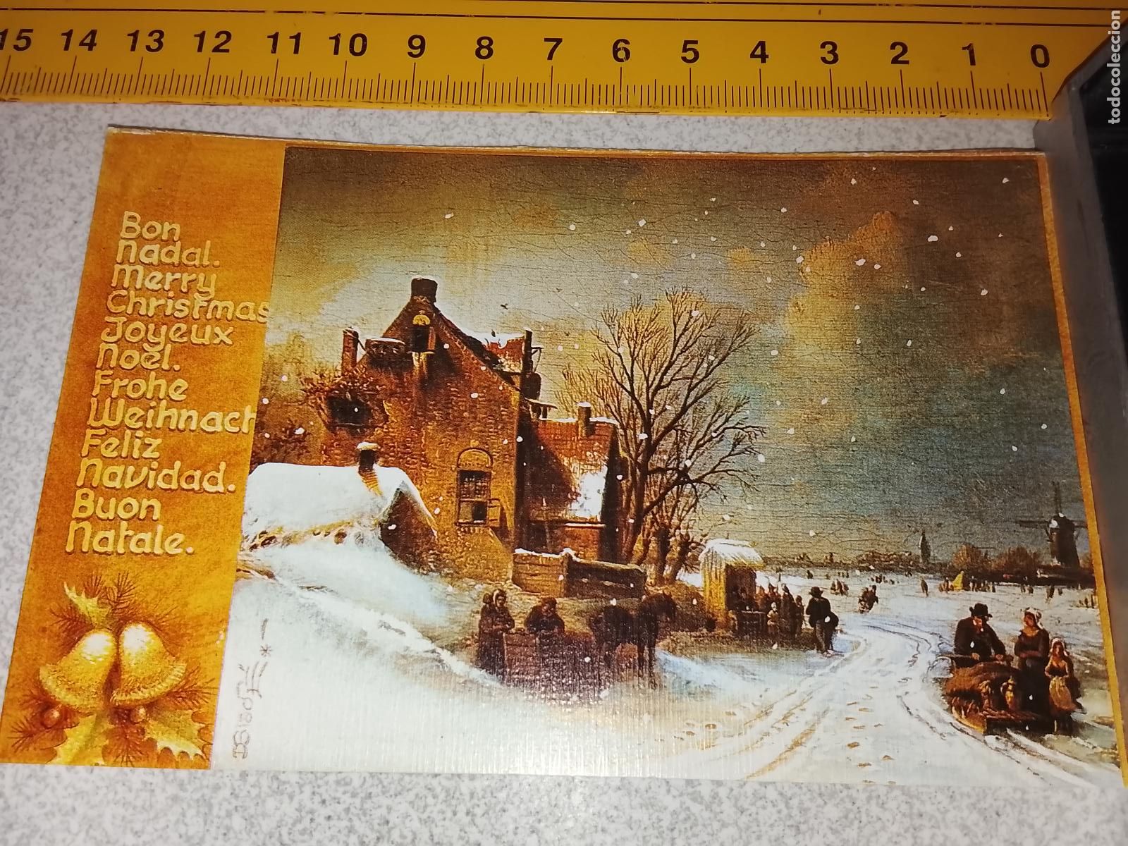 Stamps: ANTIGUA FELICITACION POSTAL / NAVIDADE&Ntilde;A POSTALES NAVIDAD &Oacute; CHRISTMAS PORTAL DE BELEN NACIMIENTO