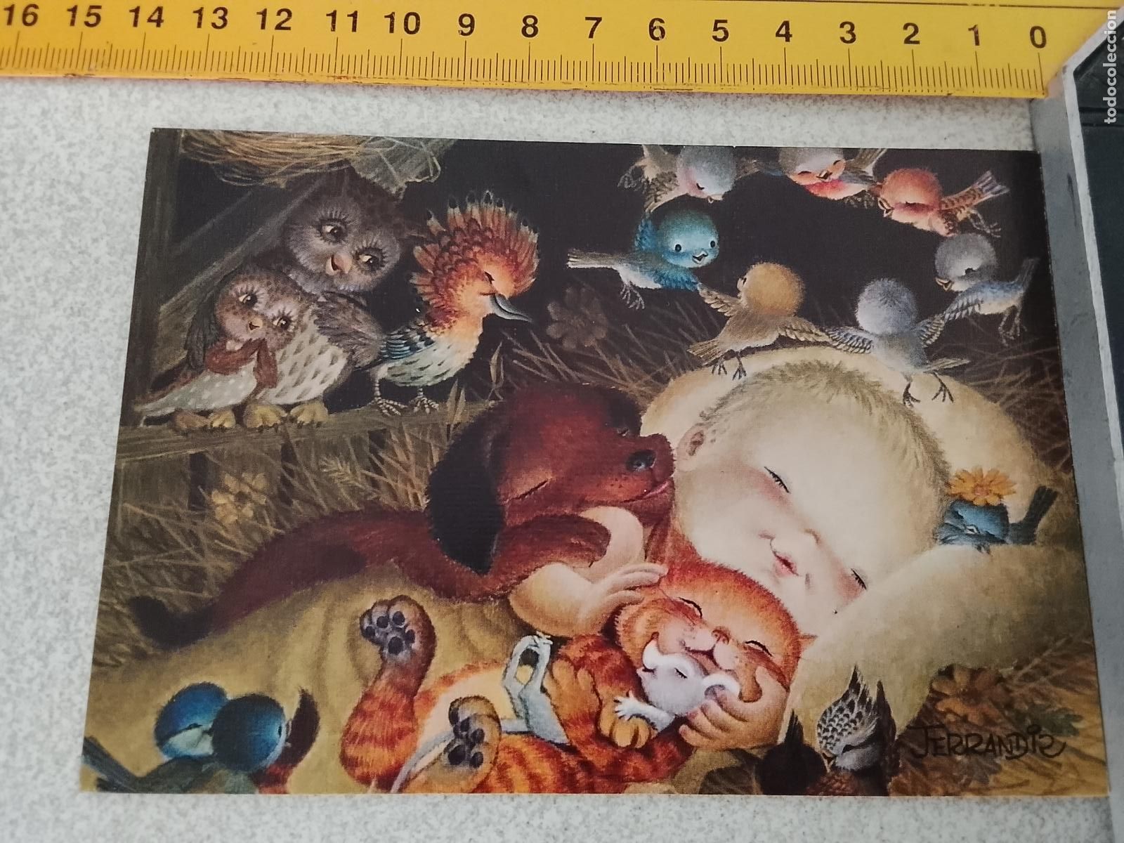 Sellos: ANTIGUA FELICITACION POSTAL / NAVIDADE&Ntilde;A POSTALES NAVIDAD &Oacute; CHRISTMAS PORTAL DE BELEN NACIMIENTO