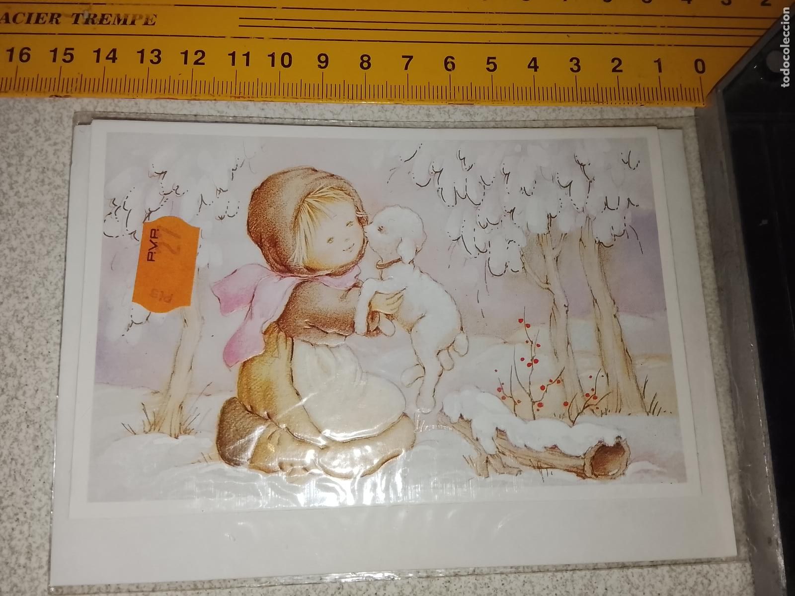 Sellos: ANTIGUA FELICITACION POSTAL / NAVIDADE&Ntilde;A POSTALES NAVIDAD &Oacute; CHRISTMAS PORTAL DE BELEN NACIMIENTO