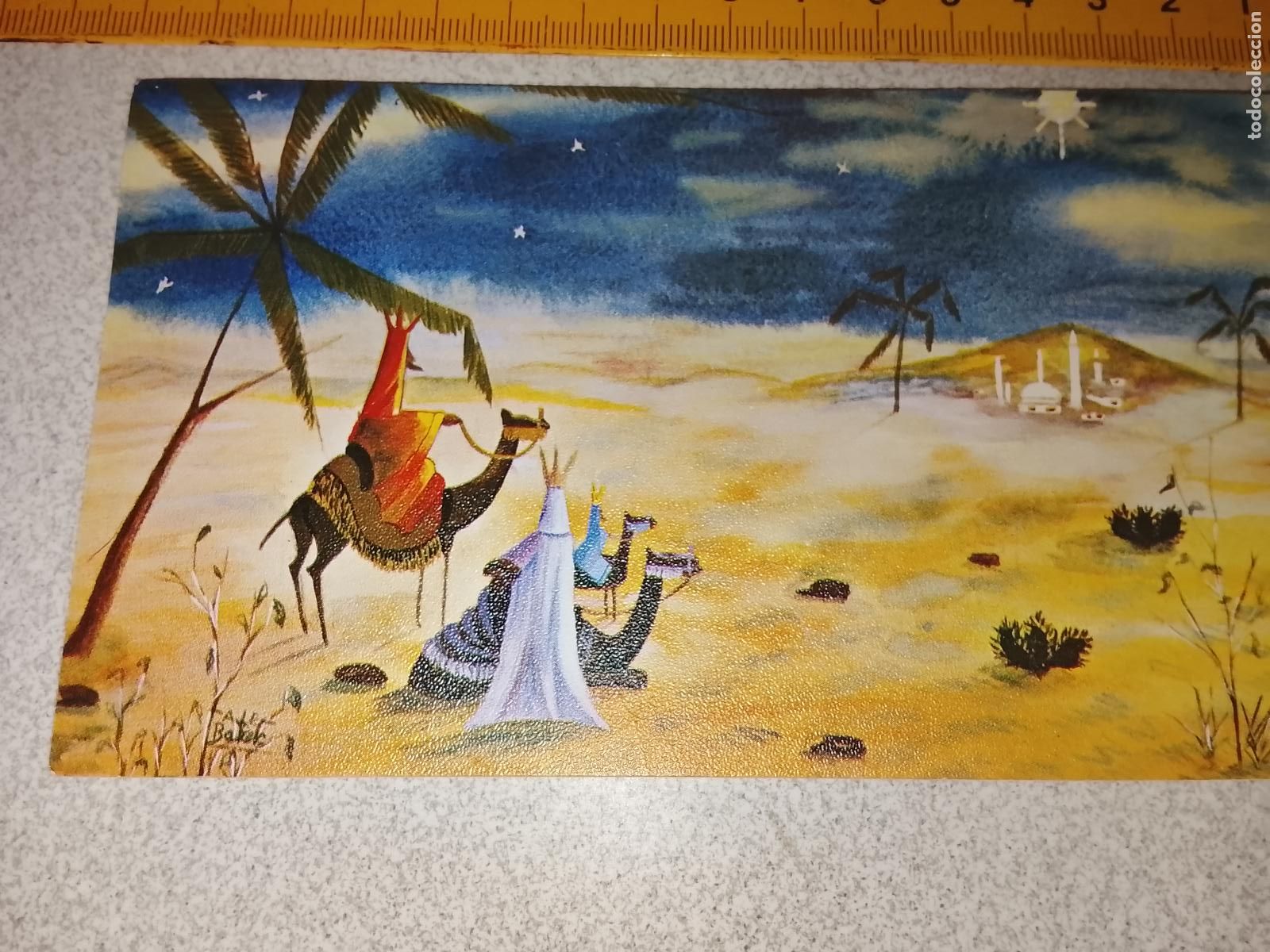 Sellos: ANTIGUA FELICITACION POSTAL / NAVIDADE&Ntilde;A POSTALES NAVIDAD &Oacute; CHRISTMAS PORTAL DE BELEN NACIMIENTO