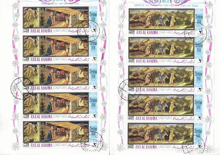 Sellos: -RAS AL KHAIMA N&ordm; A 12 (0) FALTA EL DE 4R