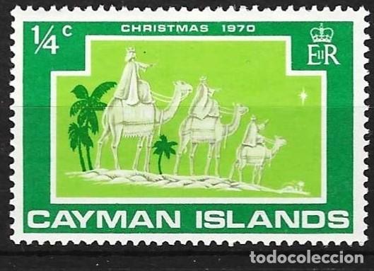 Sellos: Islas Caim&aacute;n 1970 - Mi 276 - YT 279 - Navidad - MH*