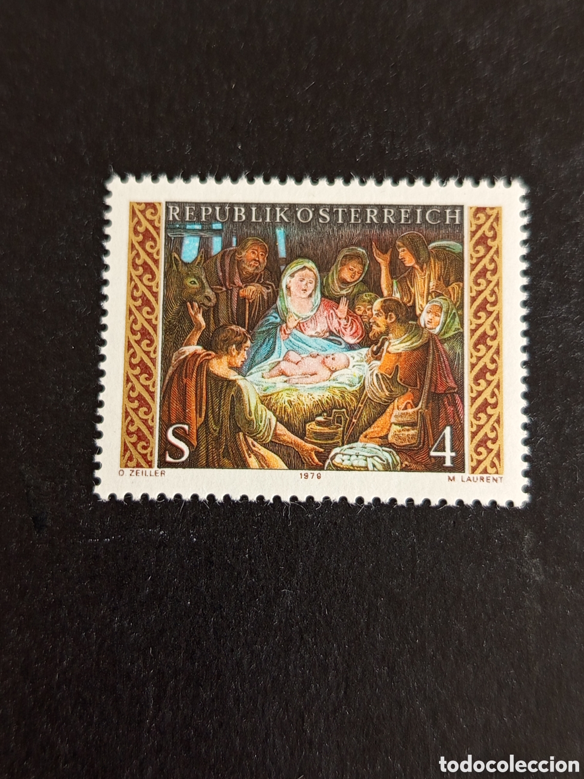 Sellos: AUSTRIA, 1979. Navidad . Pintura. Yvert 1458. Pedido m&iacute;nimo 3 &euro;. Ver fotos. Serie completa en nuevo