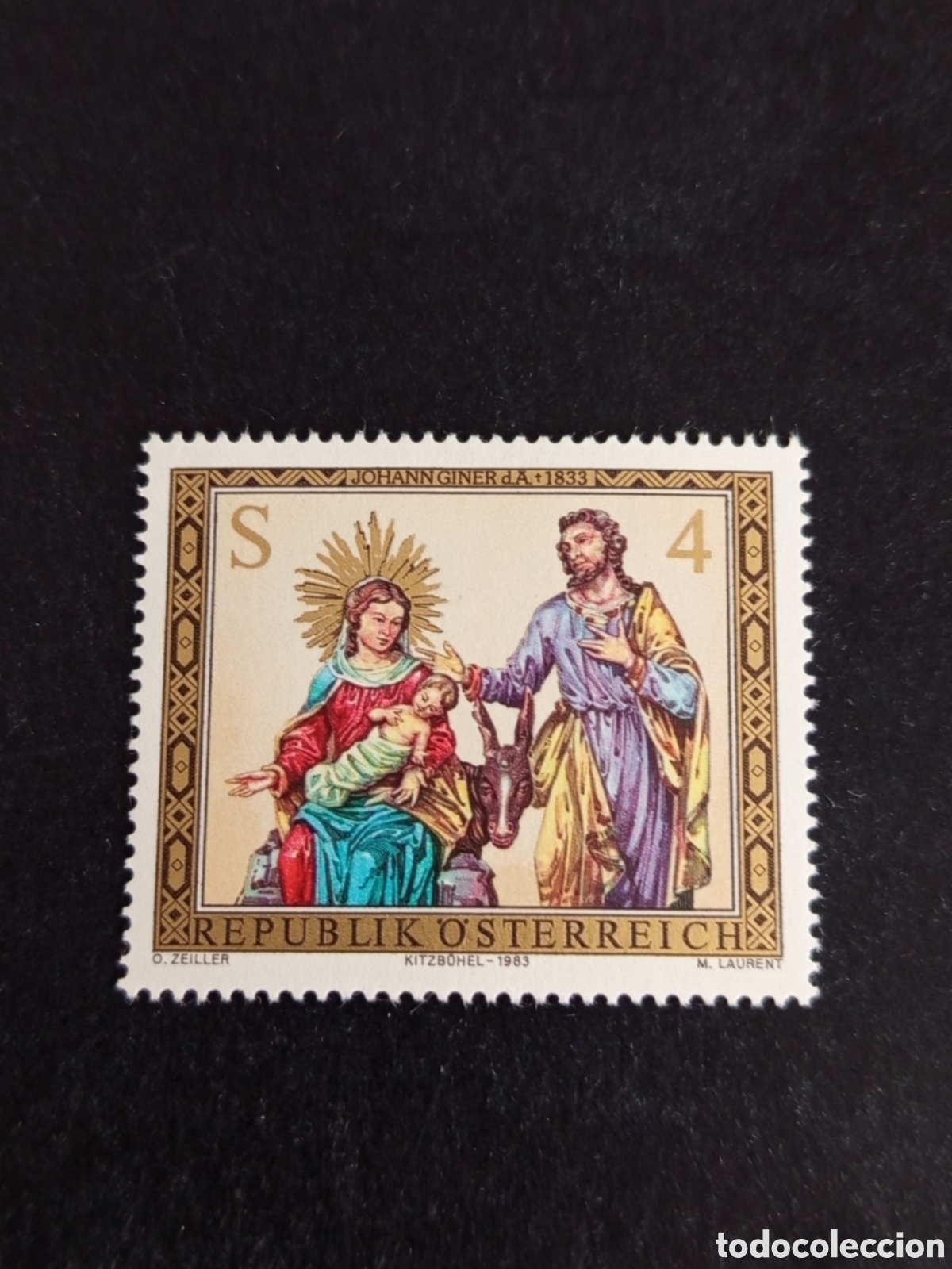 Sellos: AUSTRIA, 1983. Navidad. La Sagrada Familia. Yvert 1588. Pedido m&iacute;nimo 3 &euro;. Ver fotos. Serie completa