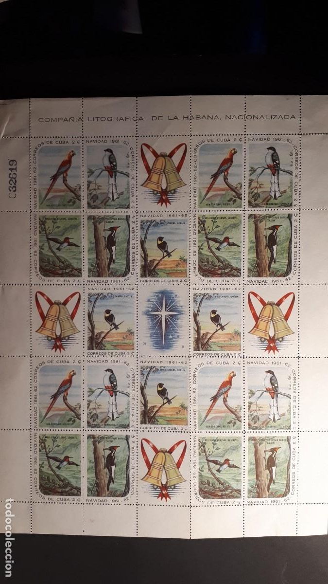 Sellos: NAVIDAD. CUBA. A&Ntilde;O 1961. **/ *. YVERT 573/77