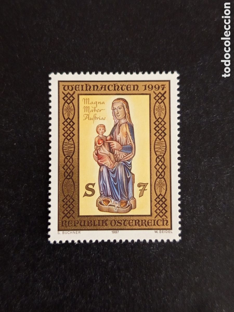 Sellos: AUSTRIA, 1997. Navidad. La Virgen y el Ni&ntilde;o. Yvert 2068. Pedido m&iacute;nimo 3 &euro;. Ver fotos.