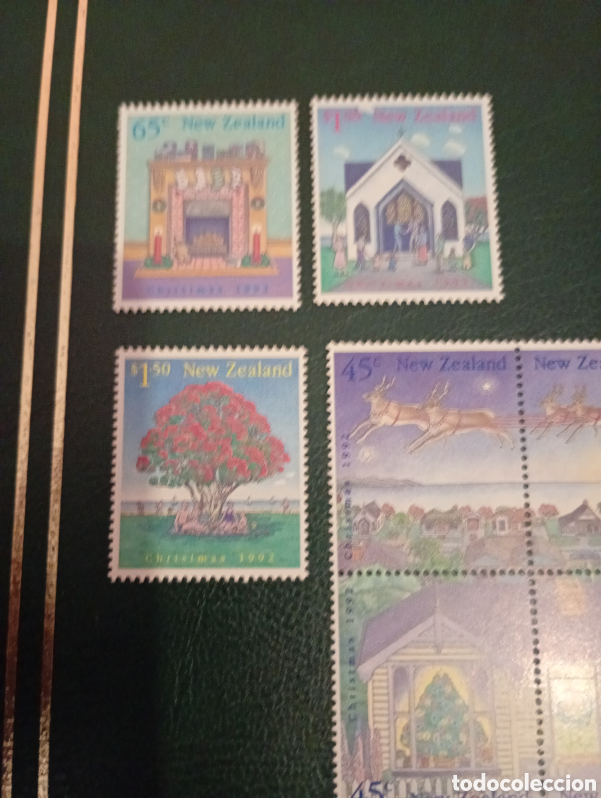 Sellos: NUEVA ZELANDA NAVIDAD 1992 - Foto 2