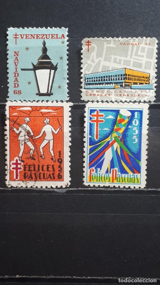 Sellos: NAVIDAD. VENEZUELA. A&Ntilde;O 1955-68. &deg;. VI&Ntilde;ETAS
