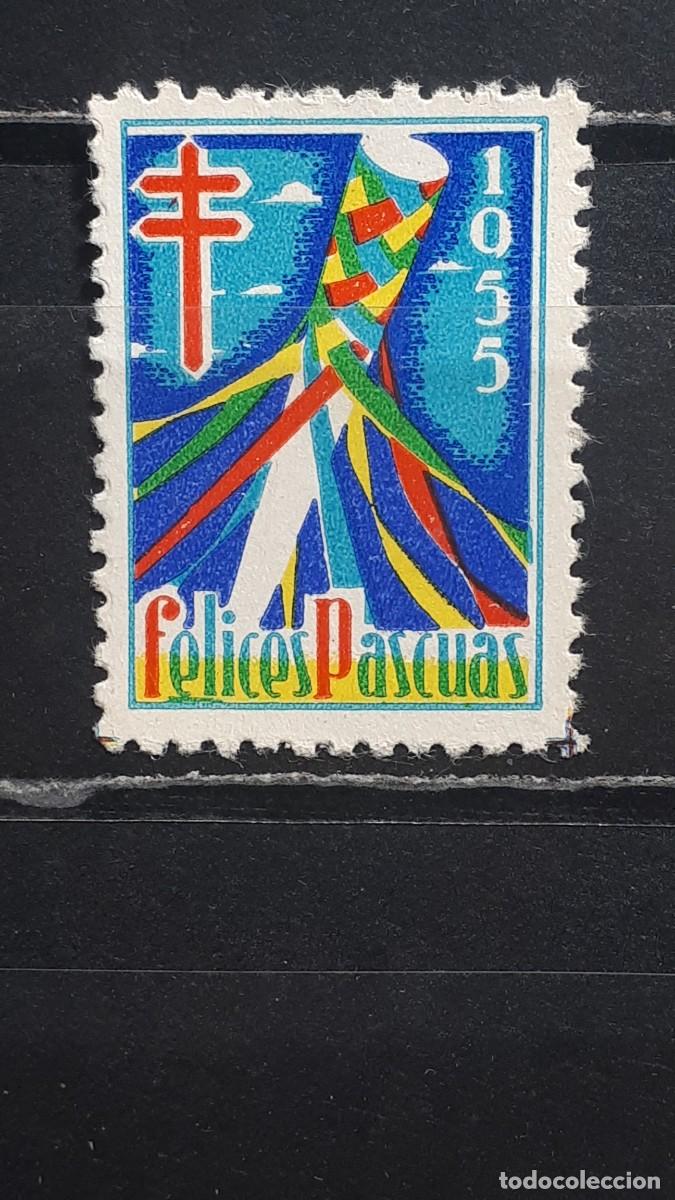 Sellos: NAVIDAD. VENEZUELA. A&Ntilde;O 1955. VI&Ntilde;ETAS