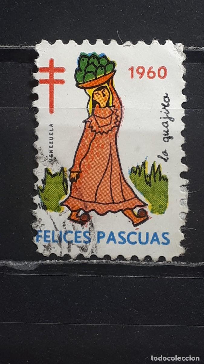Sellos: NAVIDAD. VENEZUELA. A&Ntilde;O 1960. VI&Ntilde;ETAS