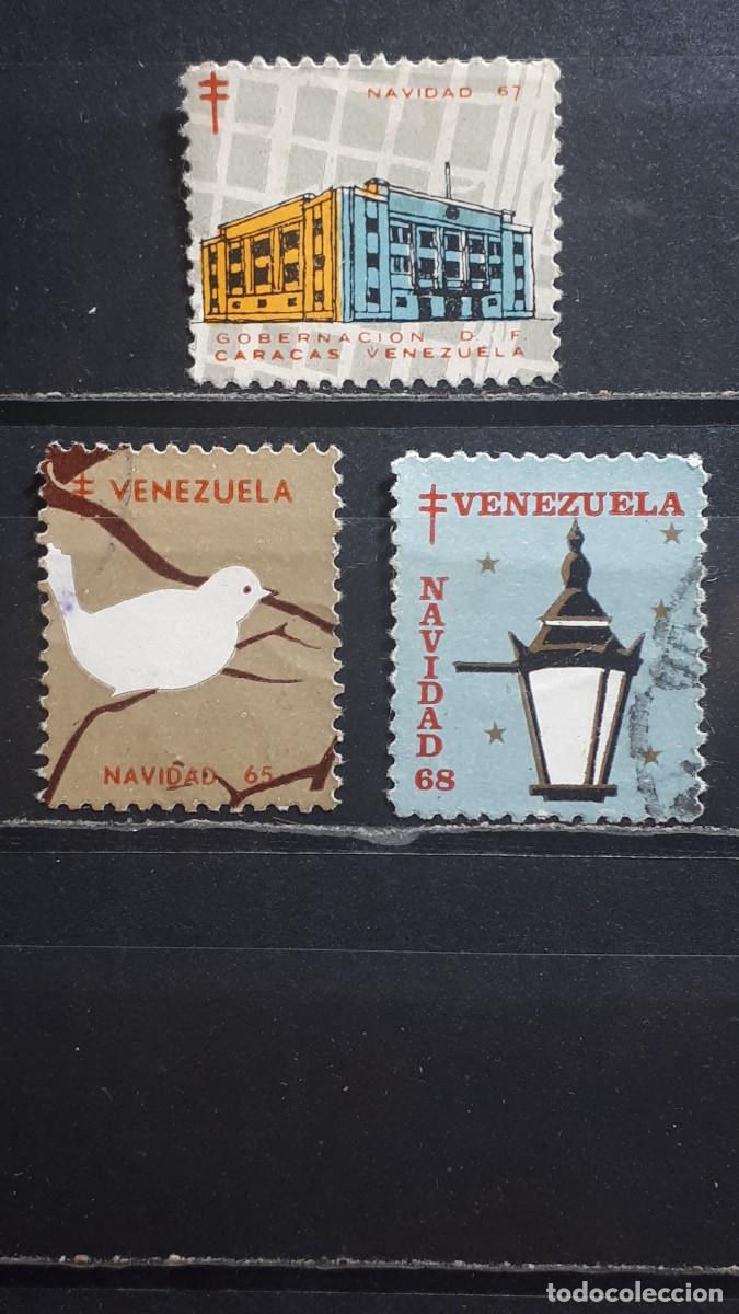 Sellos: NAVIDAD. VENEZUELA. A&Ntilde;O 1965-8. VI&Ntilde;ETAS
