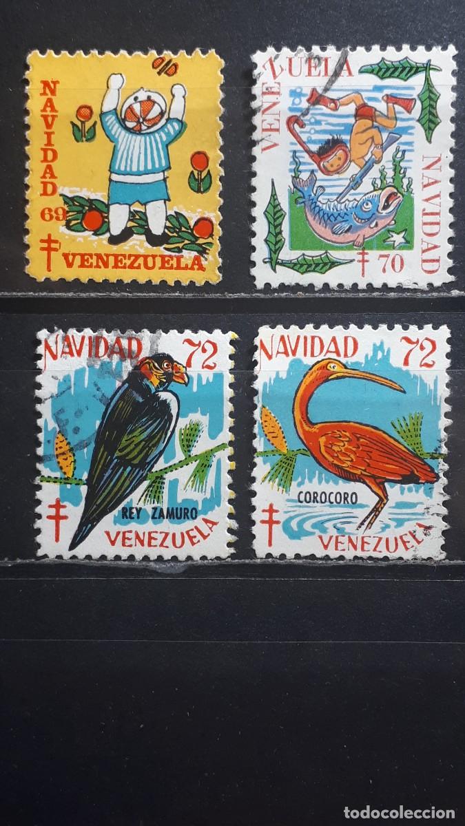 Sellos: NAVIDAD. VENEZUELA. A&Ntilde;O 1969-72. VI&Ntilde;ETAS