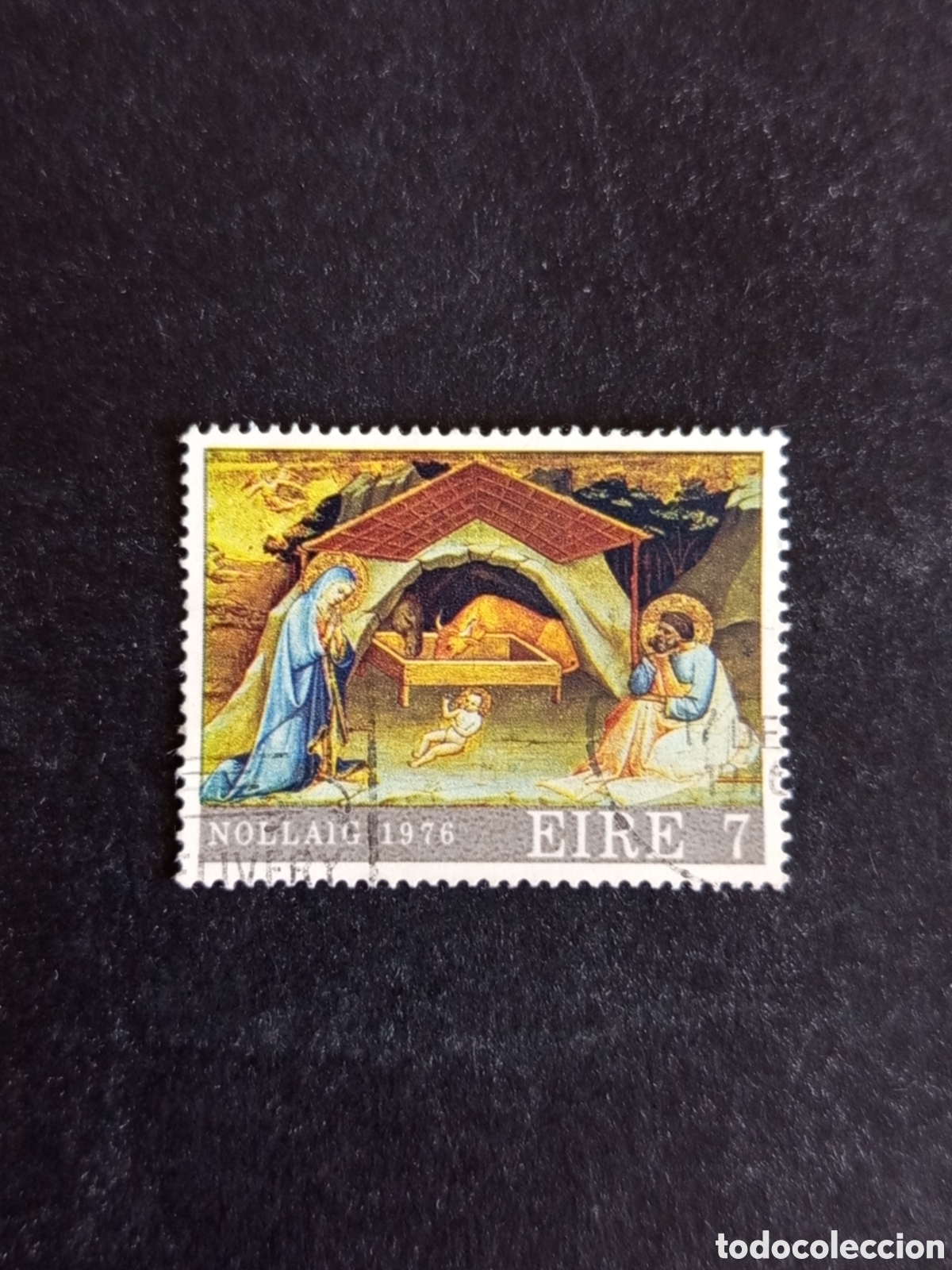 Sellos: Irlanda, 1976. Navidad. Pintura. Yvert 355. Pedido m&iacute;nimo 3 &euro;. Ver fotos
