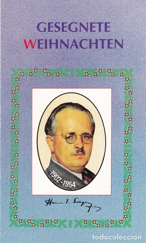 Timbres: D&iacute;ptico - Felicitaci&oacute;n navide&ntilde;a alemana / Antigua y Barbuda 1994 - Navidad / Hermann E. Sieger