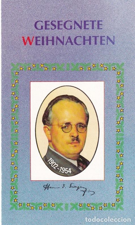 Sellos: D&iacute;ptico - Felicitaci&oacute;n navide&ntilde;a alemana / Antigua y Barbuda 1994 - Navidad / Hermann E. Sieger