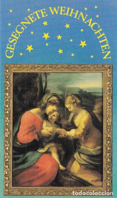 Timbres: D&iacute;ptico - Felicitaci&oacute;n navide&ntilde;a alemana / British Indian Ocean Territory 1992 - Desposorios m&iacute;stic..