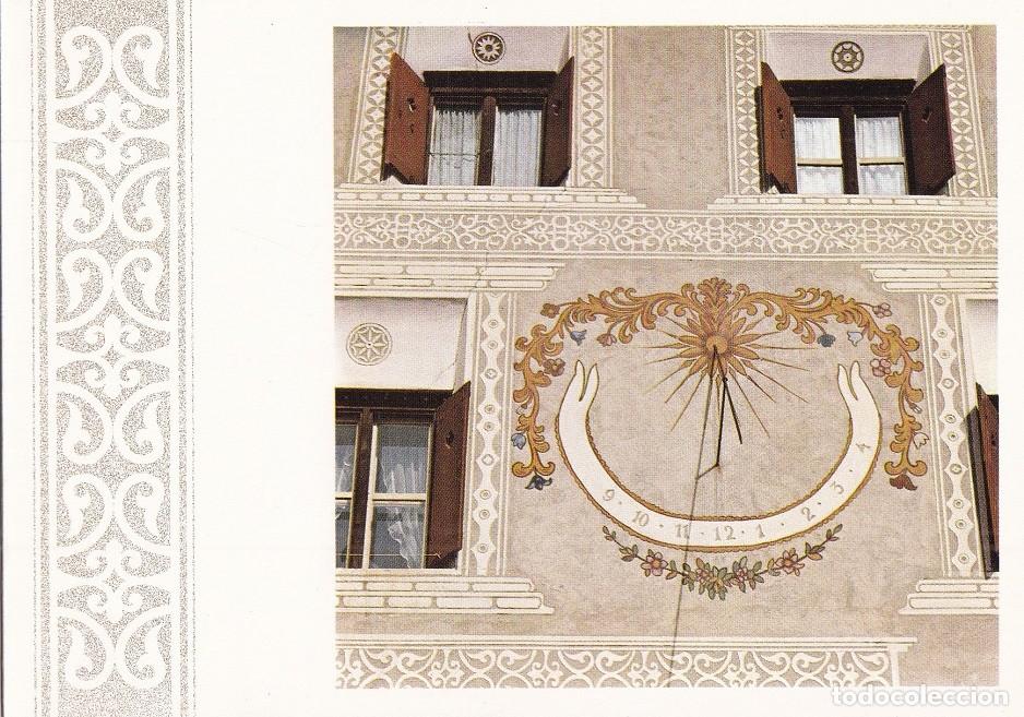 Timbres: D&iacute;ptico - Felicitaci&oacute;n navide&ntilde;a alemana / Suiza 1980 - Navidad - Centenario del instituto Nacional d