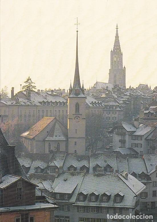 Timbres: D&iacute;ptico Felicitaci&oacute;n navide&ntilde;a alemana / Suiza 1991 Navidad VIII Centenario de la fundaci&oacute;n de Berna